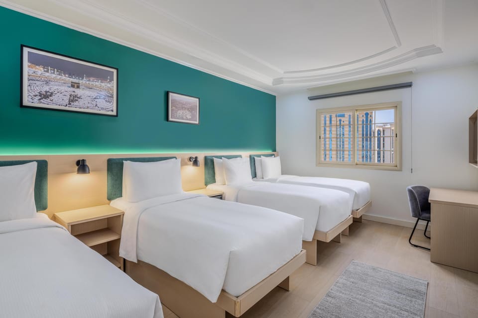 Minibar, blackout drapes, bed sheets