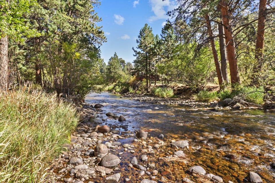 Trail to nearby Big Thompson River