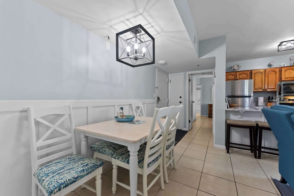 Bright dining area just off the kitchen, perfect for gathering