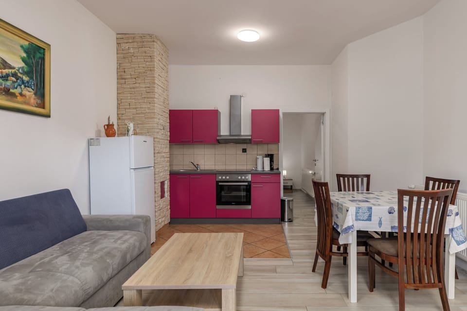 Kitchen and dining area