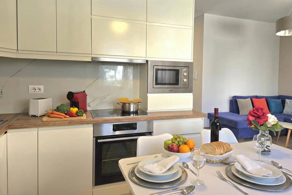 Kitchen and dining area