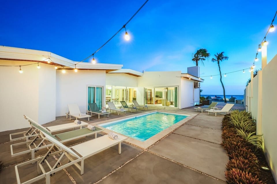 Stretch out on the loungers, take a dip, and enjoy sunny days by the pool—an easygoing space made for relaxing and unwinding.