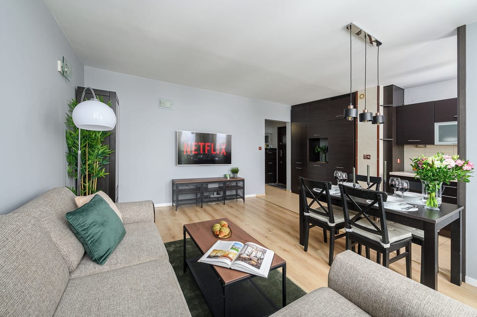 Comfort Apartment | Living area | 40-inch LCD TV with digital channels