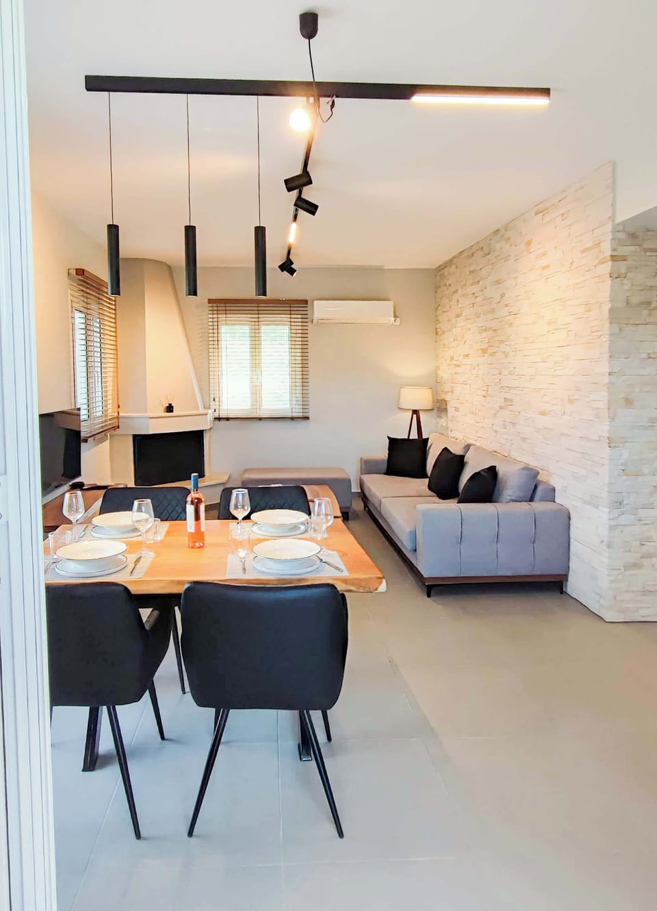Modern open-concept interior combining comfort and style with plenty of space to relax on enjoy a meal with your loved ones
