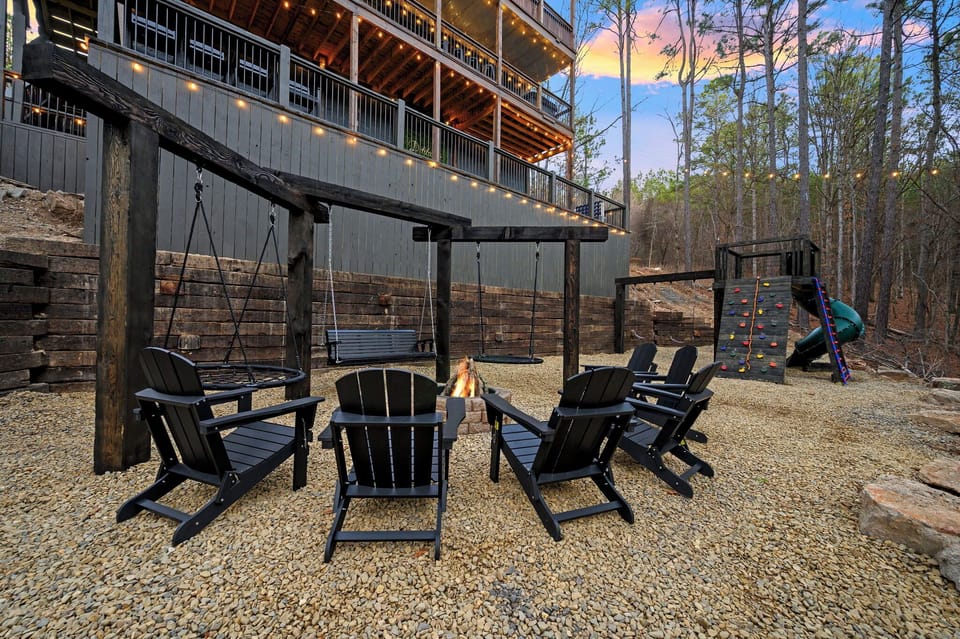 Firepit, swings & s'mores — where the whole family ends every night