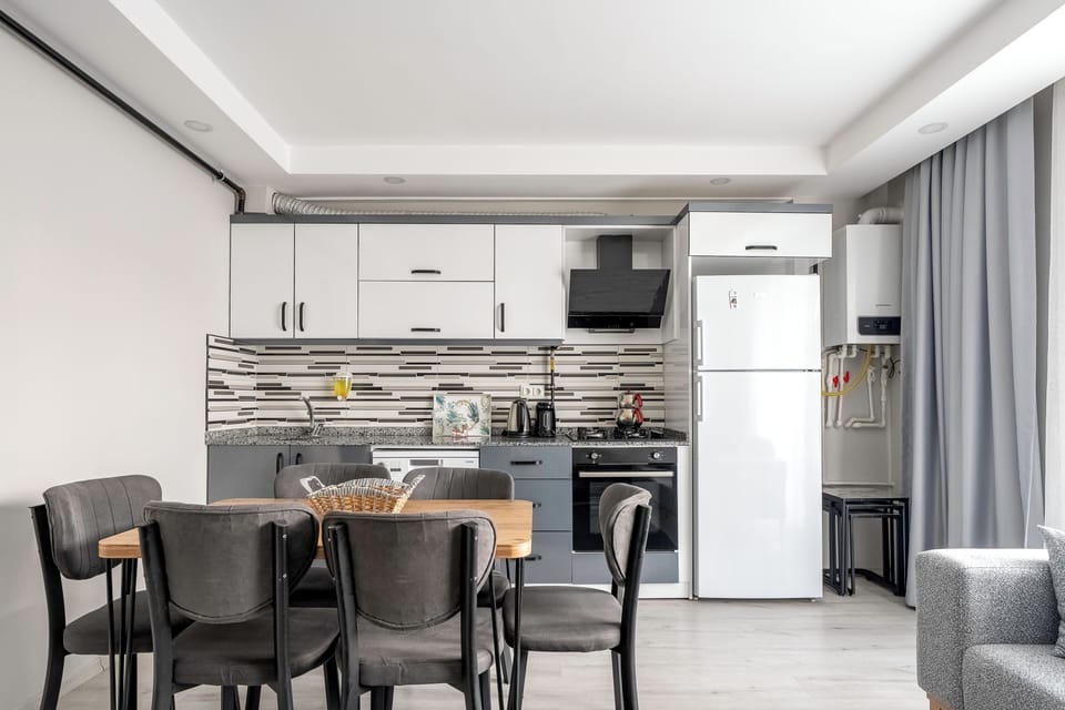 Economy Apartment, 3 Bedrooms, 2 Bathrooms | Private kitchen | Fridge, microwave, stovetop, dishwasher