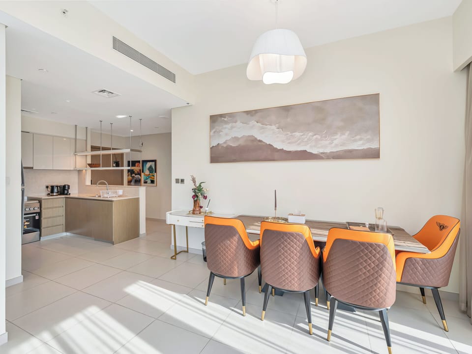 Luxury Apartment, 4 Bedrooms, Balcony, City View | Dining