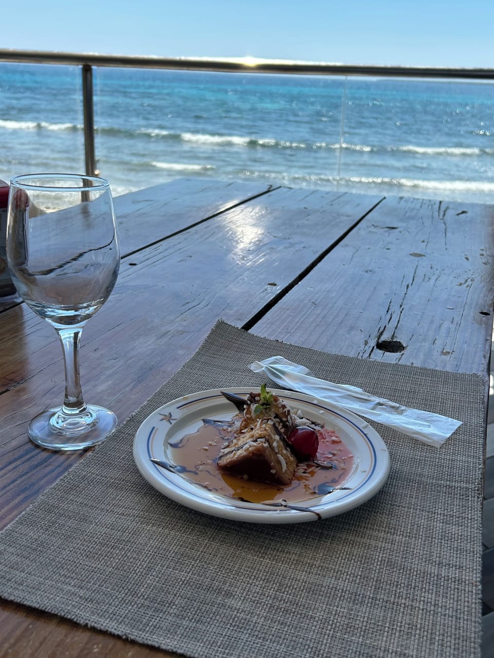 Five star restaurant on the beach with 360 degrees view and wonderful food …