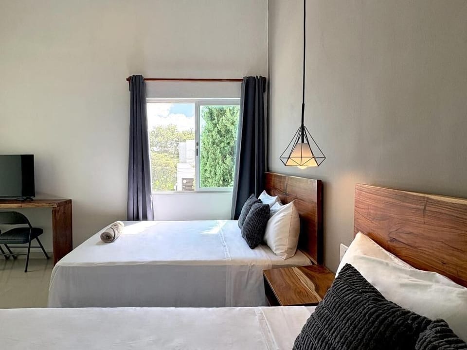 Standard Double Room, 2 Queen Beds | Desk, laptop workspace, WiFi (free)