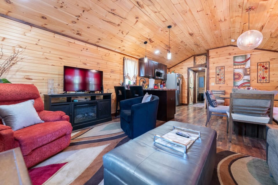 36A Living Room | Smart TV | Mini-Split Cooling & Seating Area