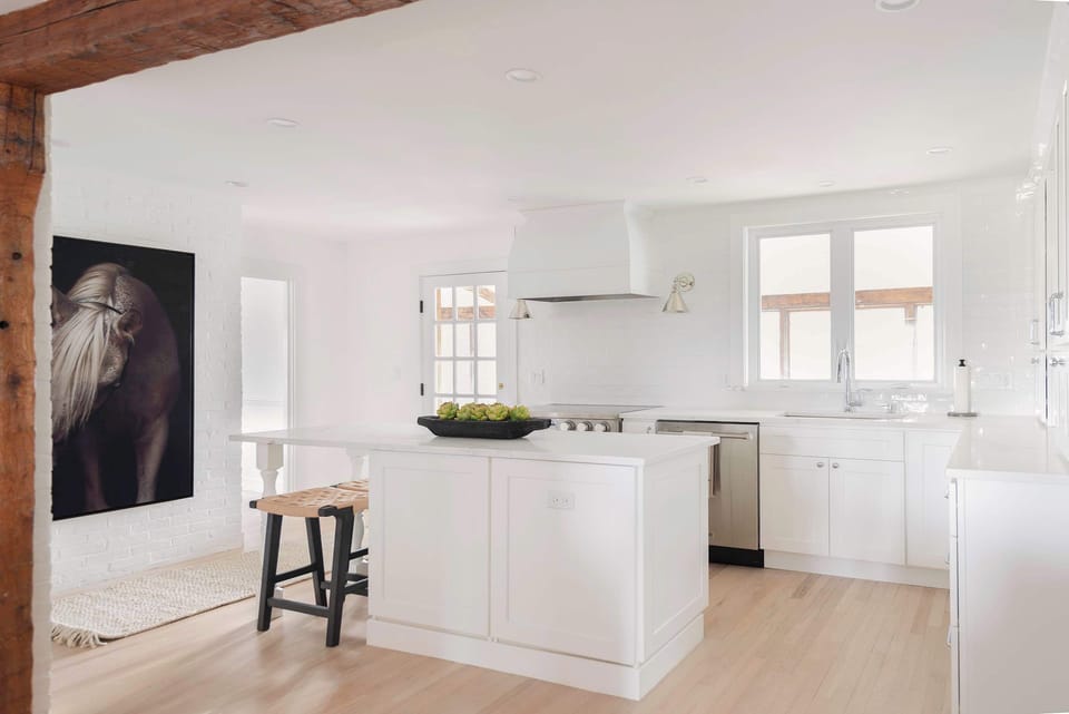 Chef's kitchen with island and premium finishes