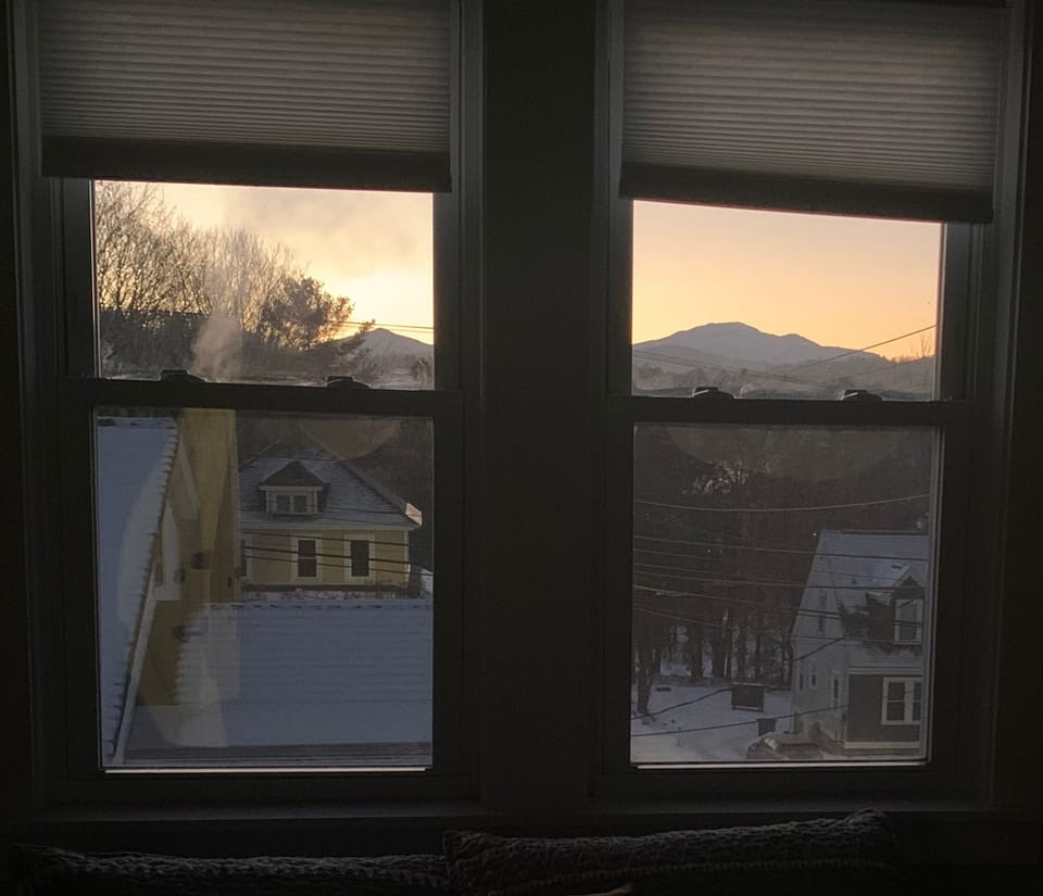Mountain Sunrise from Upstairs Front Bedroom