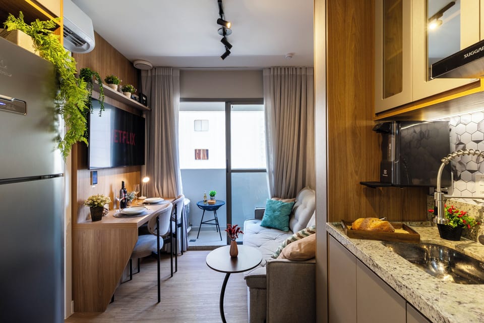 Apartment | Living area | 55-inch Smart TV with digital channels