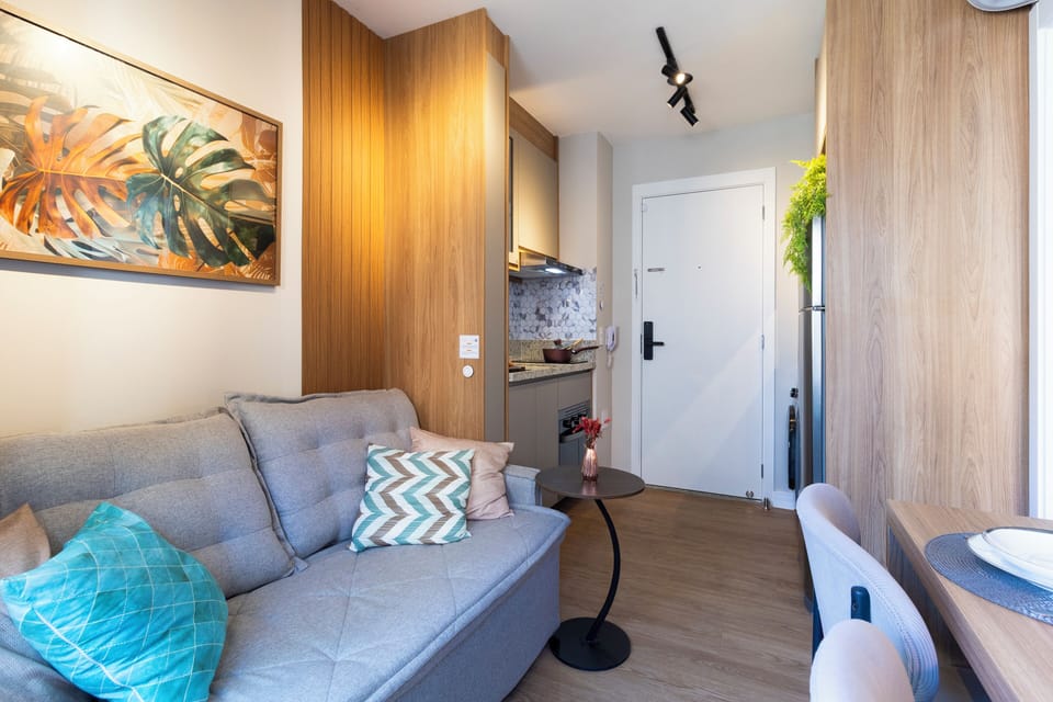 Apartment | Living area | 55-inch Smart TV with digital channels