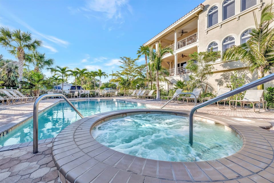 Hot tub and heated pool