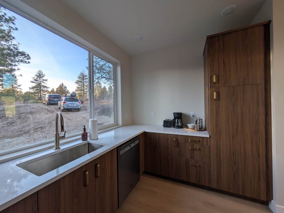 Fully stocked kitchen