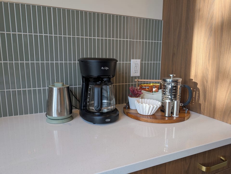 Fully stocked kitchen