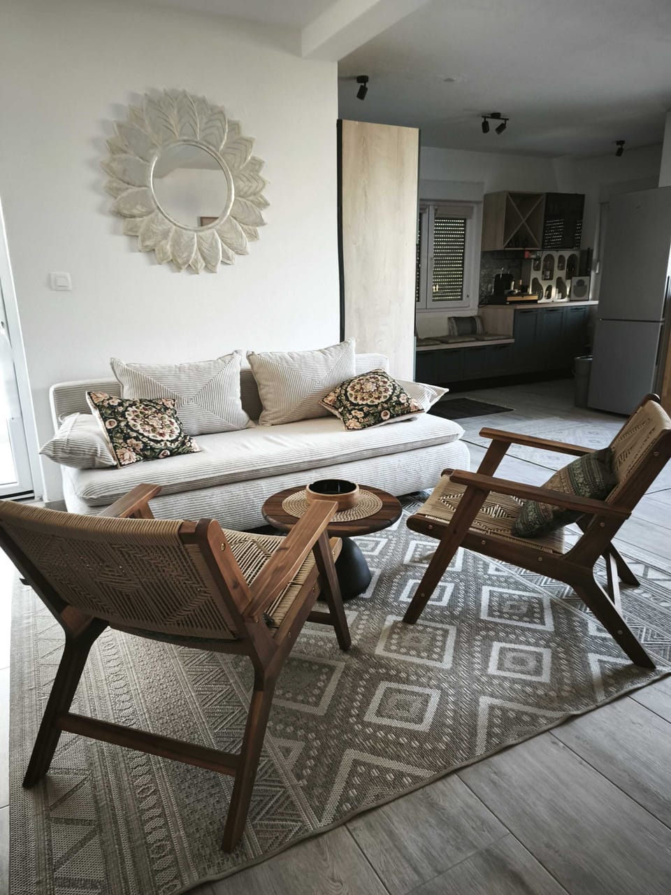 House (Three bedroom Villa) | Living room | 32-inch Smart TV with digital channels