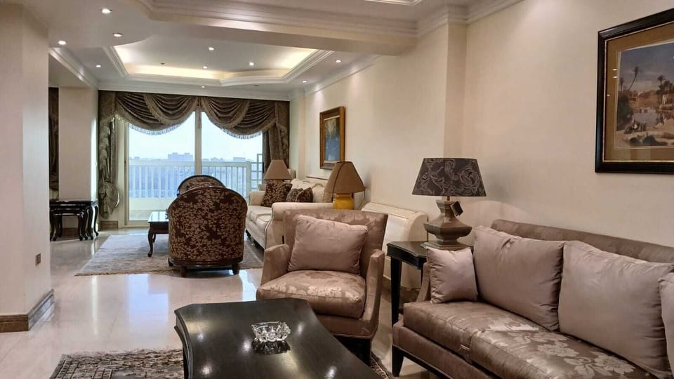Luxury Apartment, Balcony | Living area