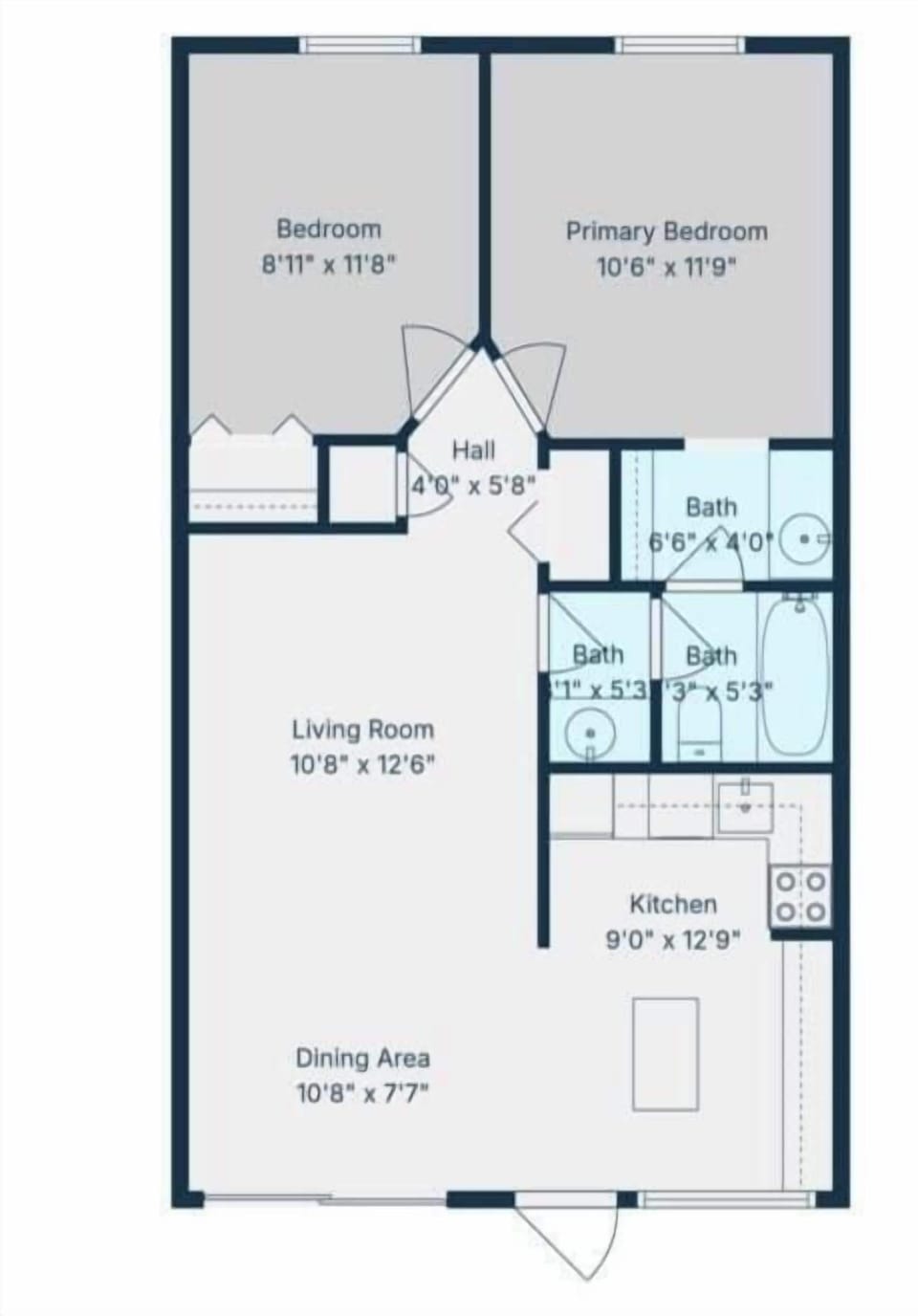 Condo, 2 Bedrooms | Floor plan