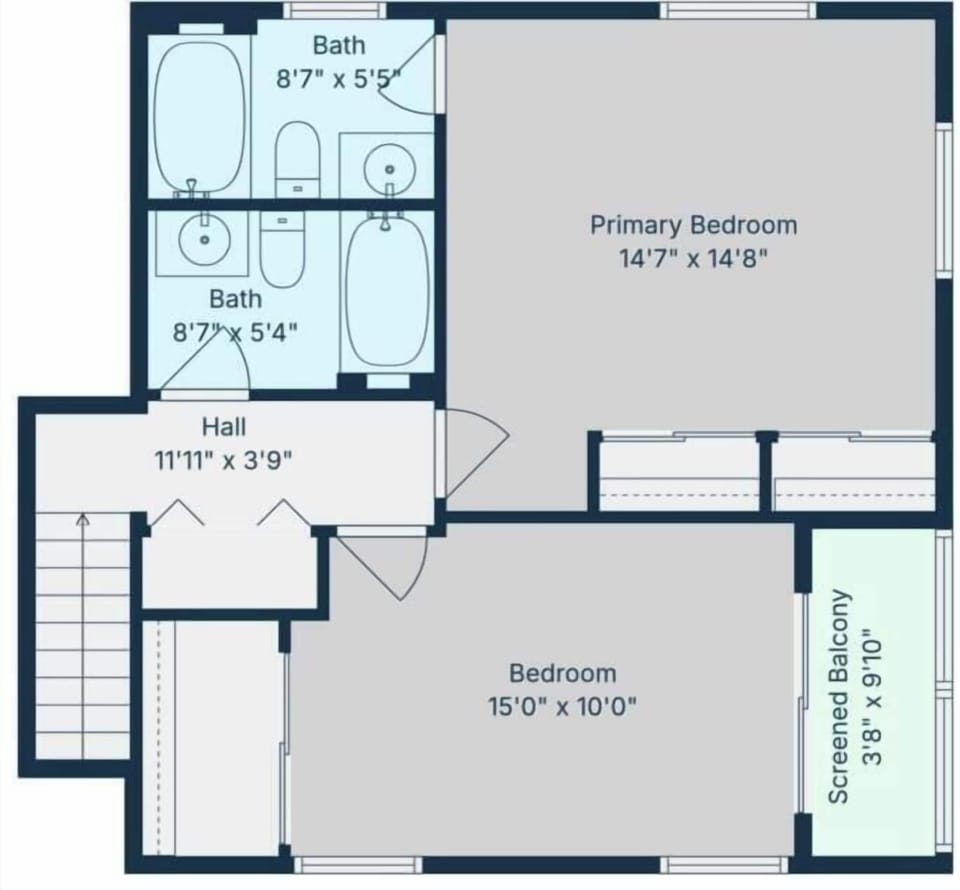 Condo, 2 Bedrooms | Floor plan