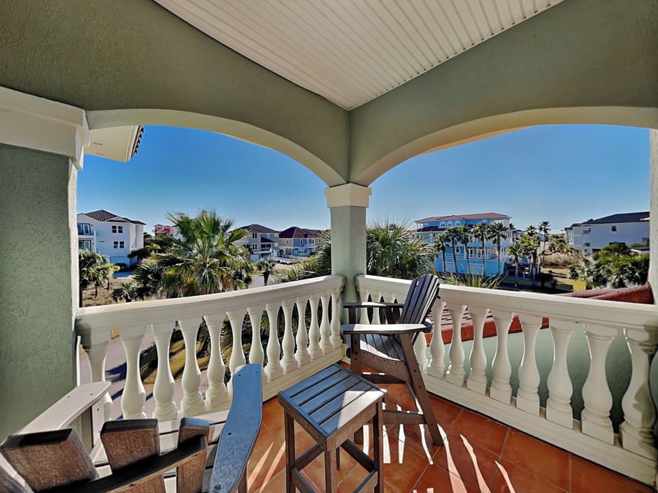 Furnished Balcony - Community View - Third Floor