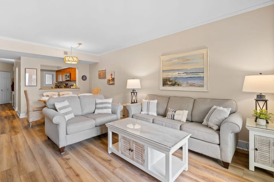 Open Living Space and Kitchen