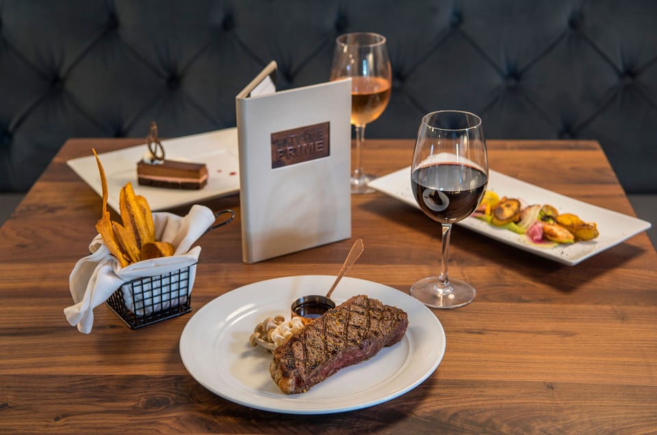 The restaurant is conveniently located just off the main resort lobby. 