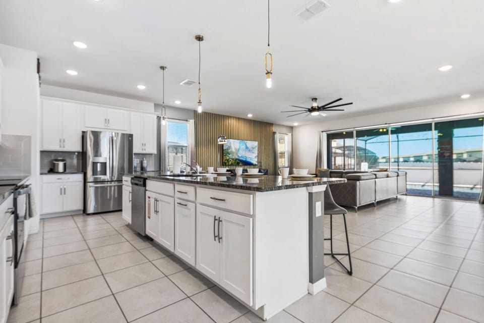 Cook, connect, and create in your stylish open kitchen