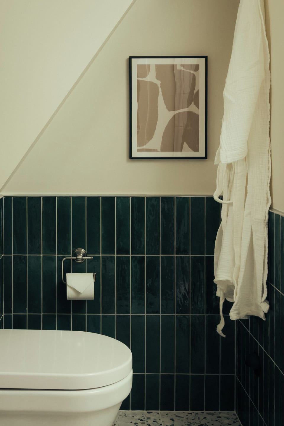 Shower, designer toiletries, hair dryer, towels