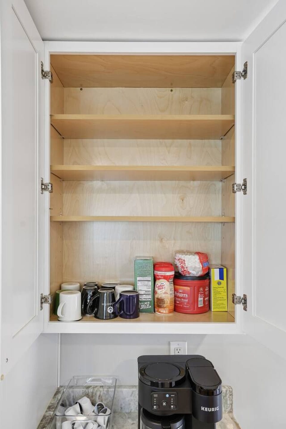 Our fully equipped kitchen is stocked with the essentials you need for mealtime success!