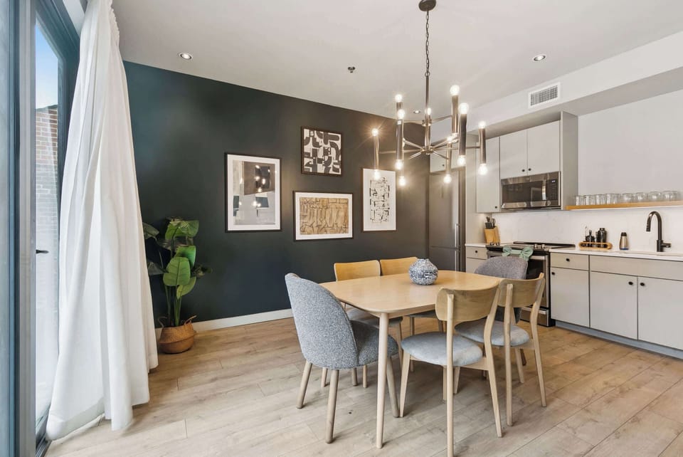 Dining Table + Kitchen