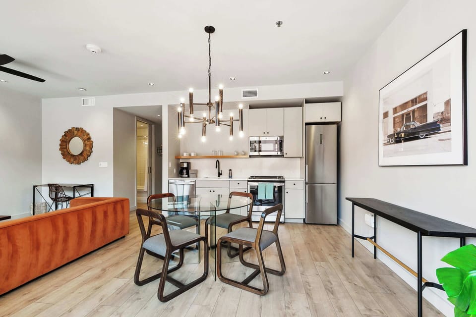 Dining Table and Kitchen 