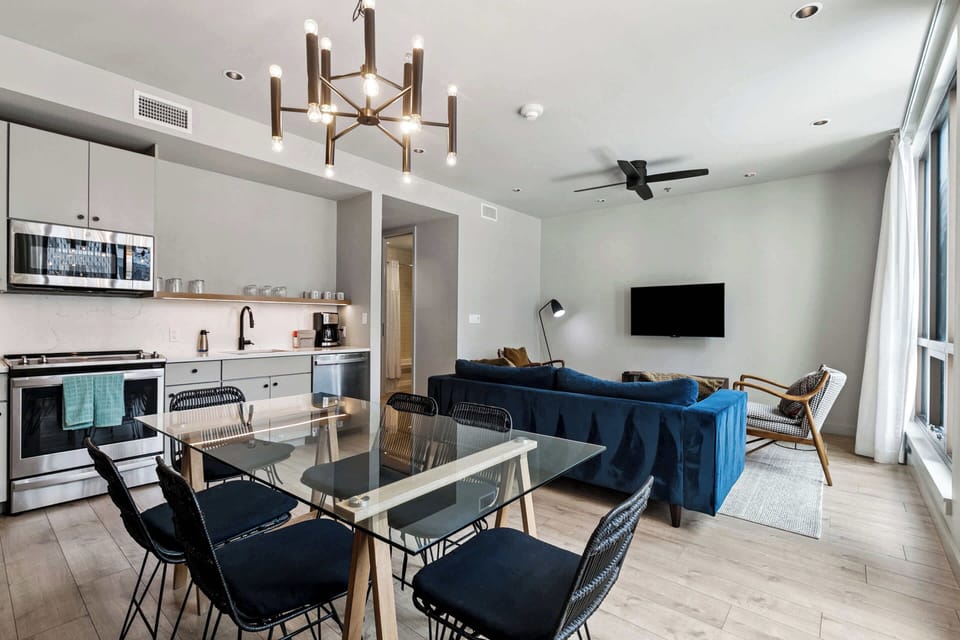 Dining Table, Kitchen,+ Living Room