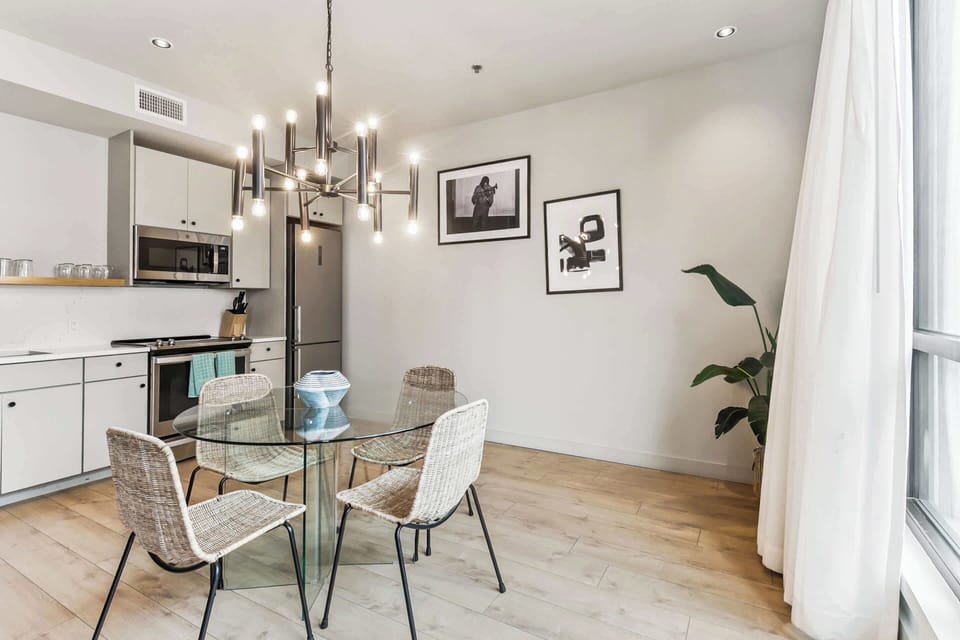 Dining Table + Kitchen