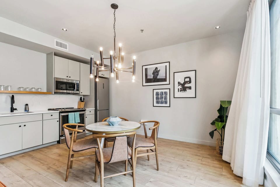 Dining Table + Kitchen