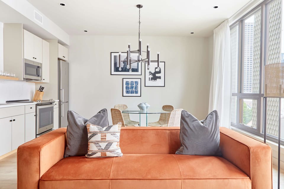 Living Room + Kitchen 