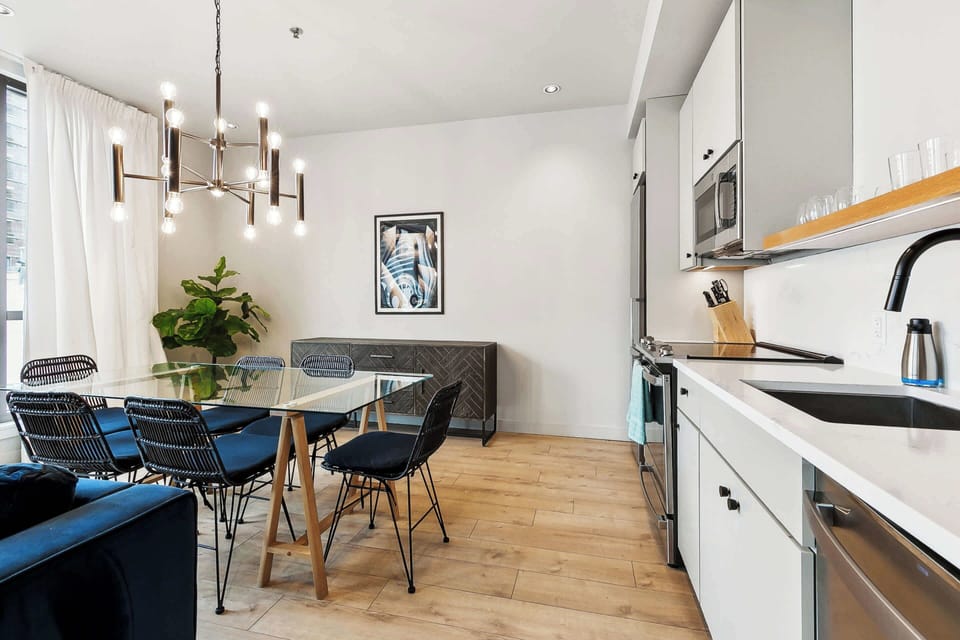 Dining Table and Kitchen