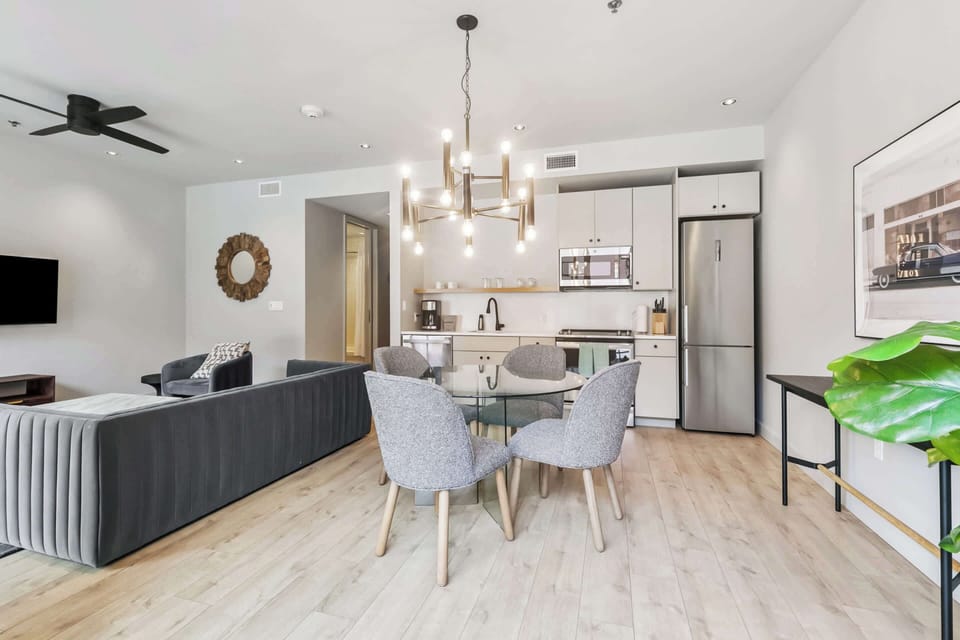 Dining Table + Kitchen