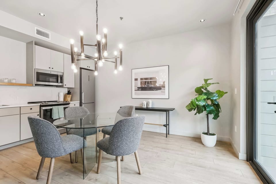 Dining Table + Kitchen