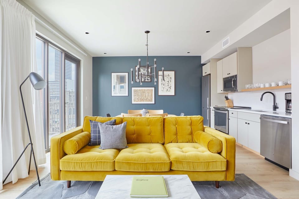 Living Room + Kitchen