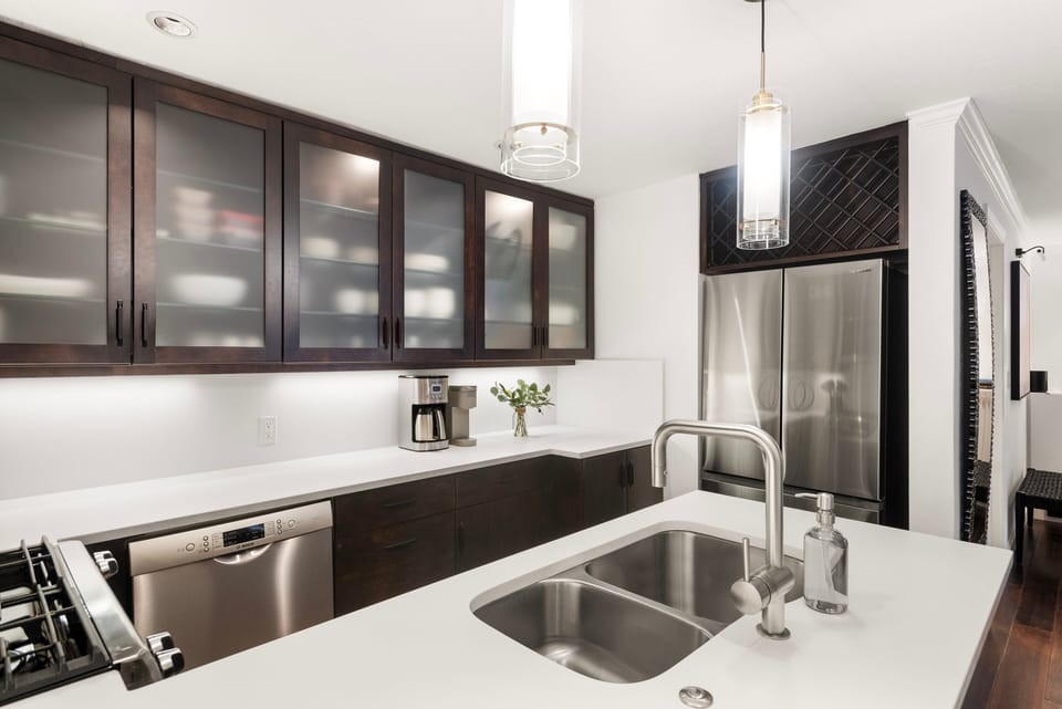 Fully-equipped kitchen.