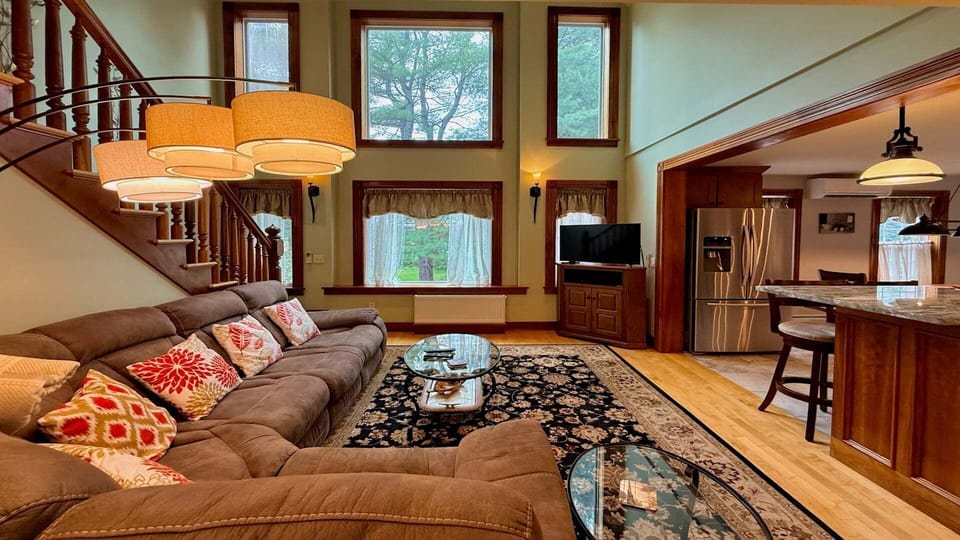 open concept at Castle Townhouse