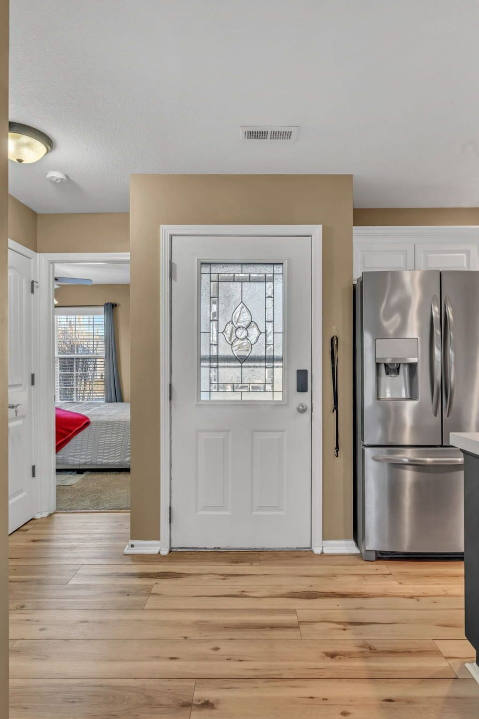 Stainless steel appliances and easy main-level access throughout the home.
