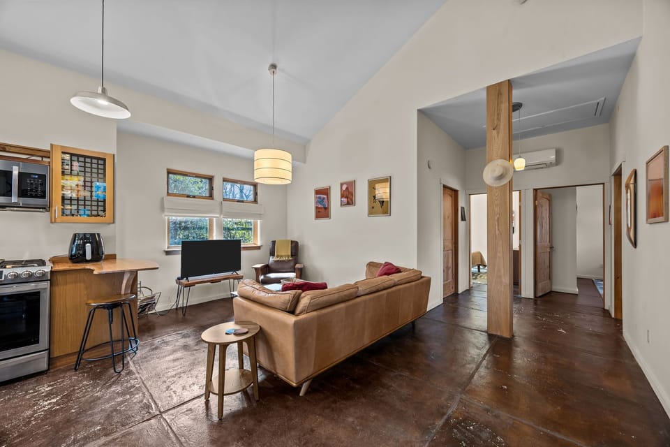 The living space offer an open floor plan that invites you in to relax and spend time with loved ones.