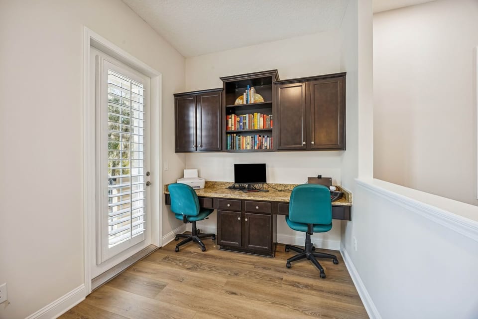 2nd floor desk area