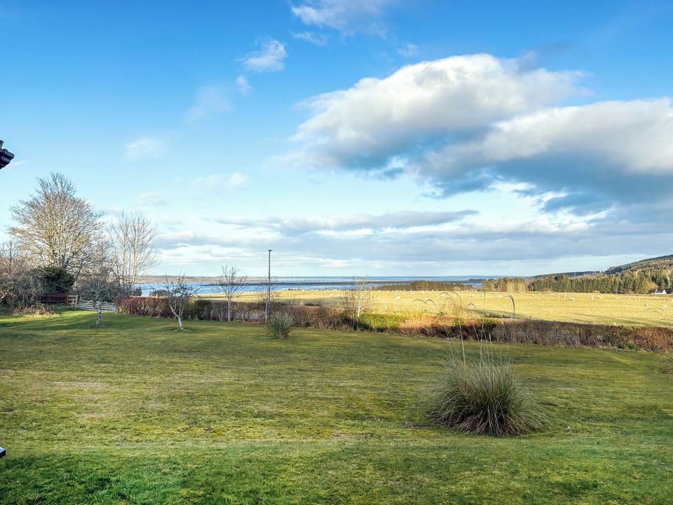 View across the garden towards the Dornoch Firth | Stroma, Edderton