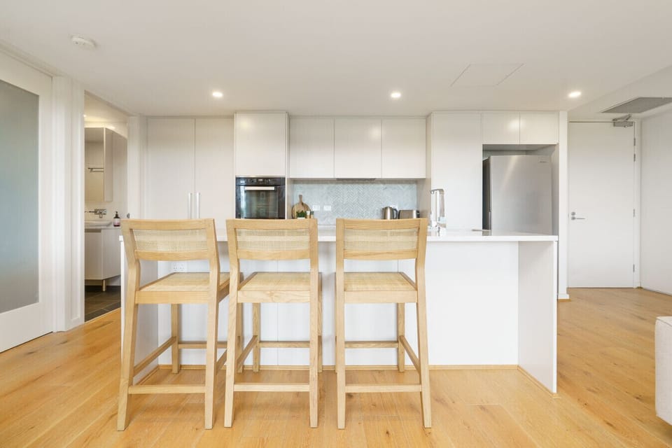 A touch of modern elegance in the kitchen with high-end appliances ready for your culinary adventures.