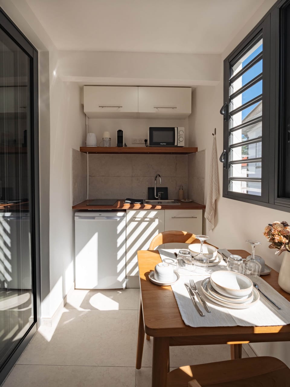 Cuisine_Appartement Belle Dame_Escale Bleue_Résidence de tourisme Saint Leu 974