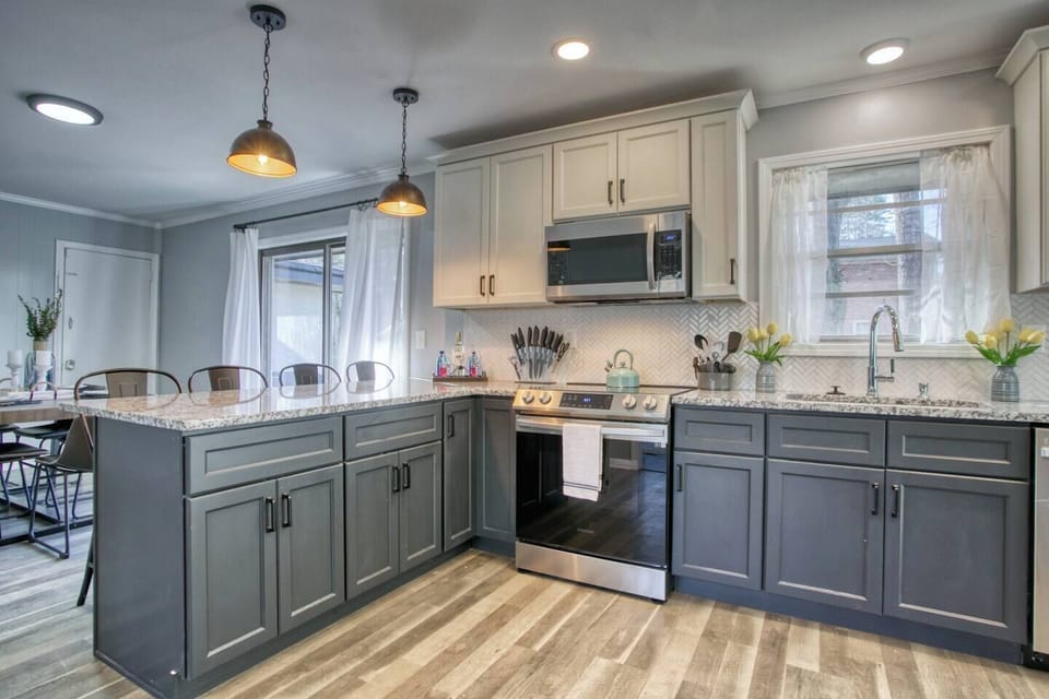 Clean, bright, and organized. This kitchen is a guest favorite.